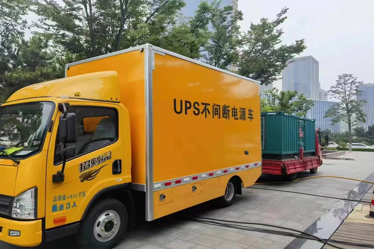 深圳发电机租赁施工现场